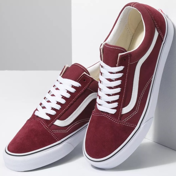 Burgundy Old Skool Vans - Picture 3 of 3